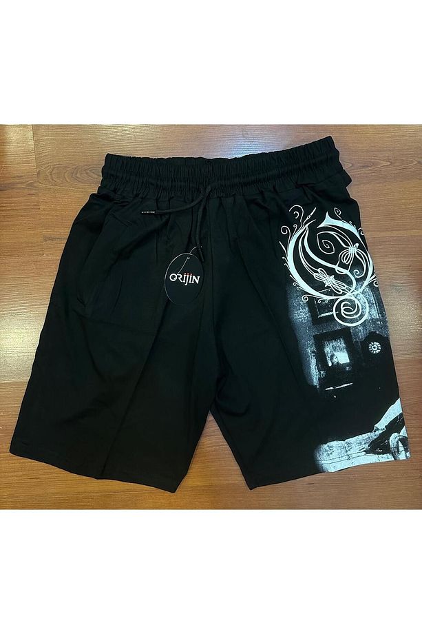 Opeth Deliverance Baskılı Unisex Siyah Şort - 2