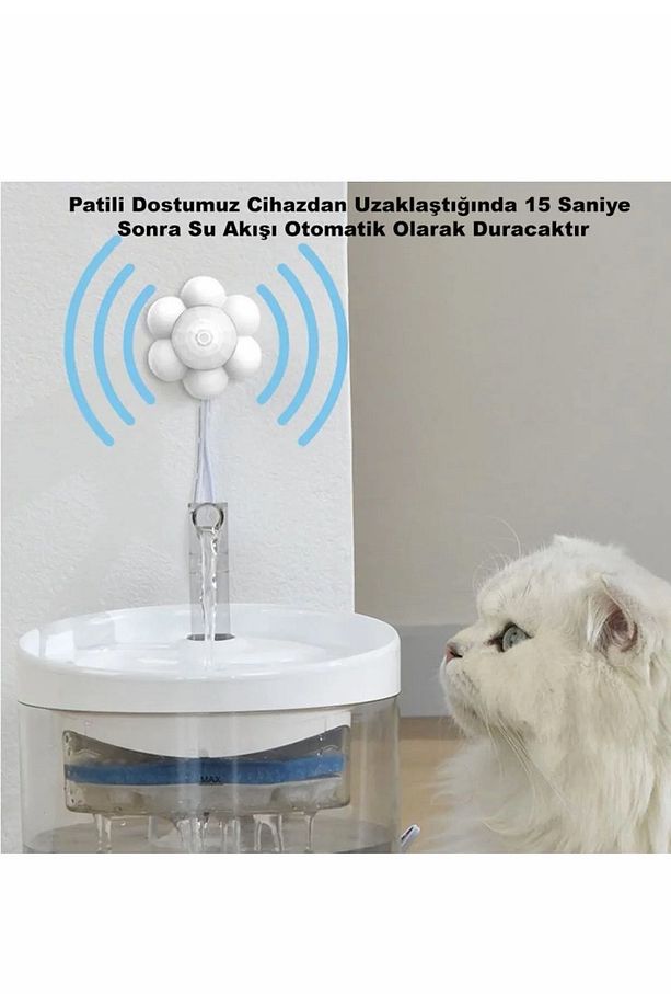 Kedi Su Pınarı Çeşmesi Akıllı Hareket Sensörü - 3
