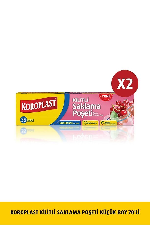 Kilitli Saklama Poşeti 35'li  X 2 Adet - 1