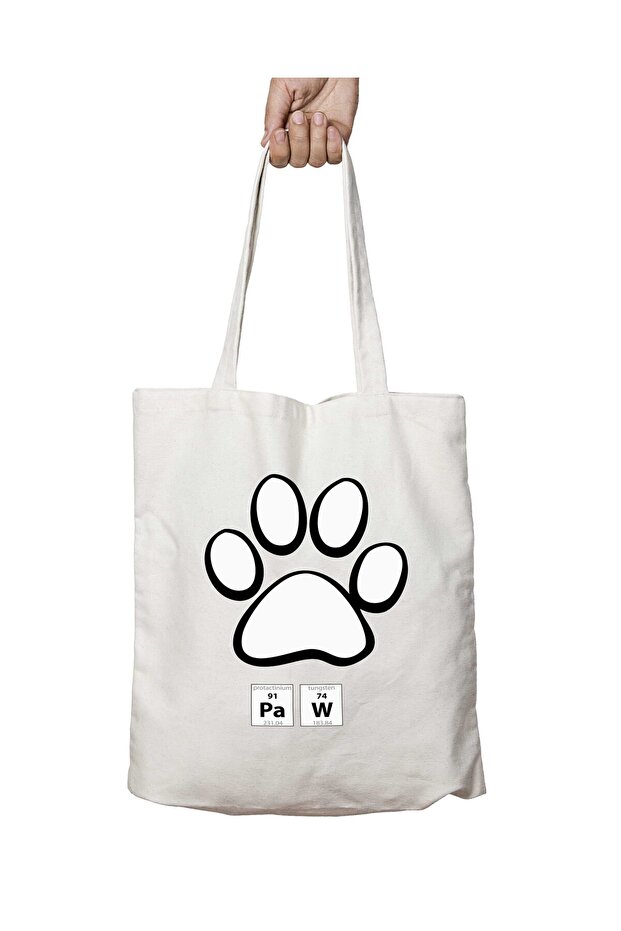 Paw Pati Periodic Table Ruler Two-Sided Permanent Printed Washable Bag