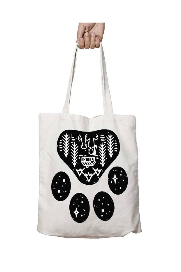 My Dog My Friend Two-Sided Permanent Printed Washable Bag