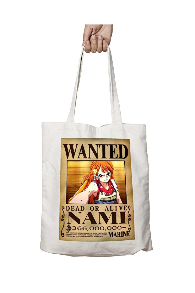 Wanted Nami A - حقيبة قابلة للغسل بطباعة الرسوم المتحركة على الجانبين
