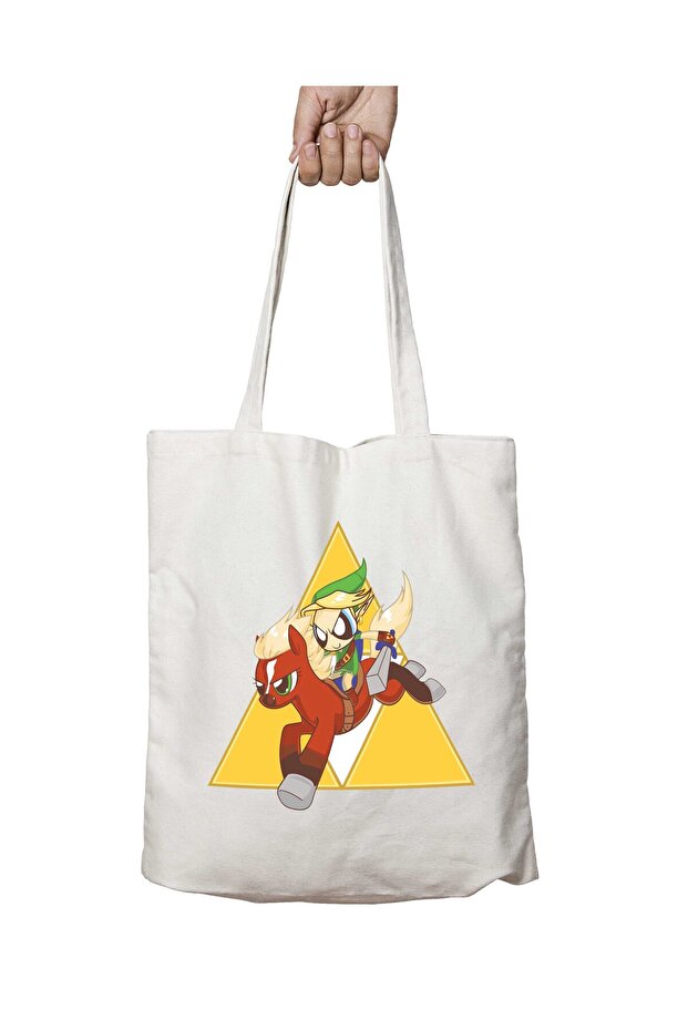 My Little Link Legend of Zelda Equestrian Girls Two-Sided Permanent Printed Washable Bag