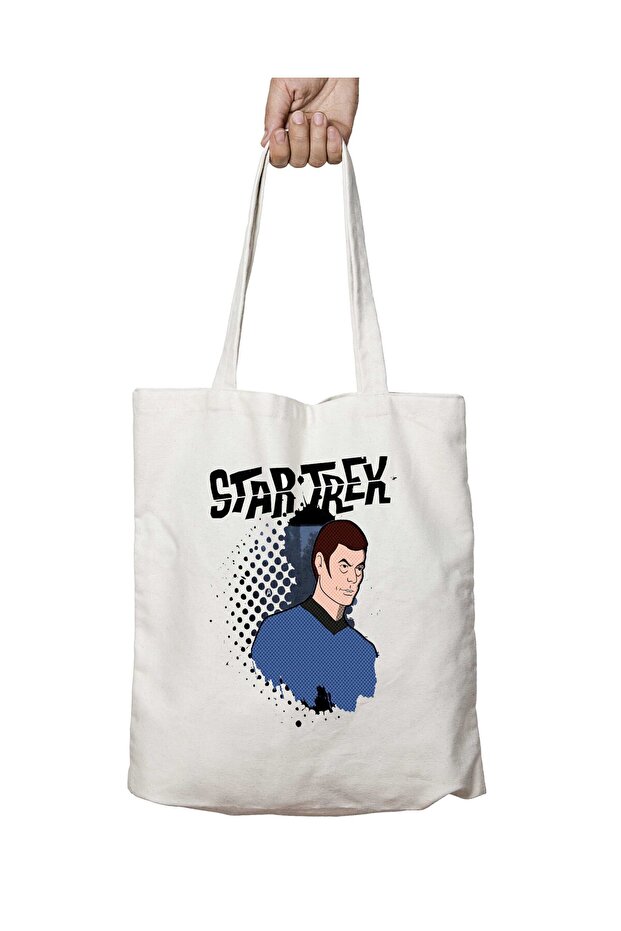 Star Trek Animated Grunge Dr. Leonard Mccoy Two-Sided Permanent Printed Washable Bag