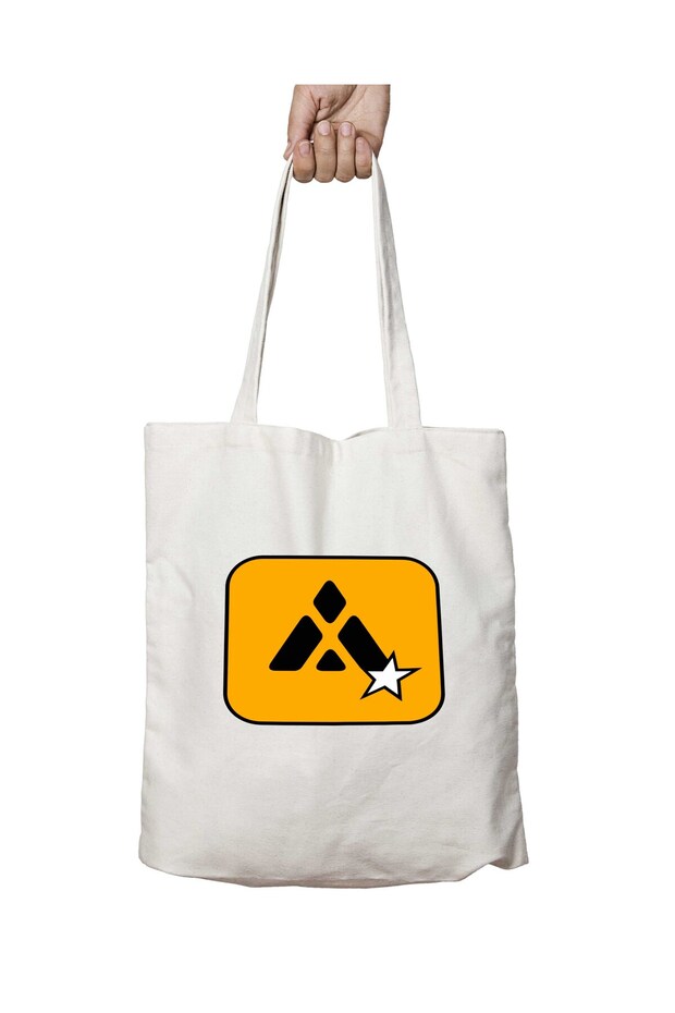 Rocxstar Games Two-Sided Permanent Printed Washable School Beach Shoulder Tote Bag