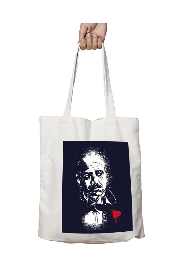 حقيبة دائمة قابلة للغسل من Godfather - Don Vito Corleone، مطبوعة على الجانبين