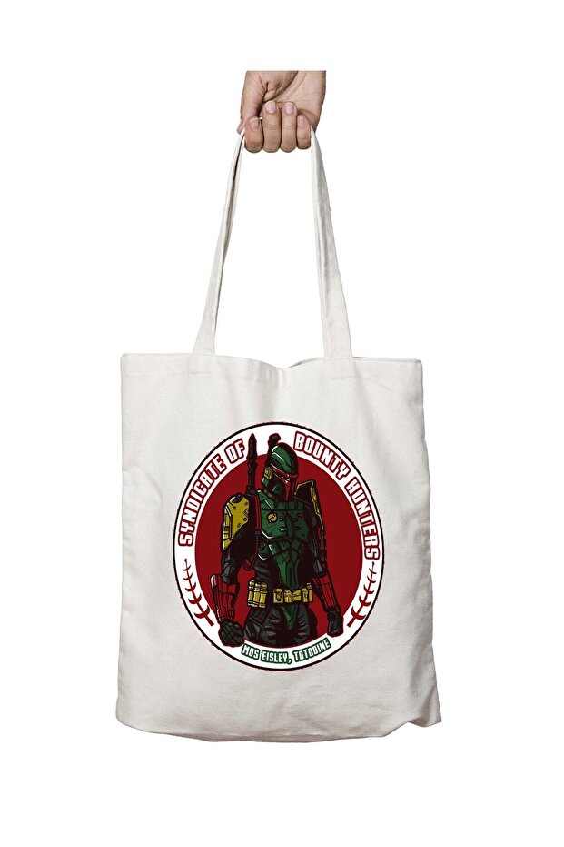 Syndicate Insignia Boba Fett Bounty Hunters Star Wars Two-Sided Permanent Printed Washable Bag