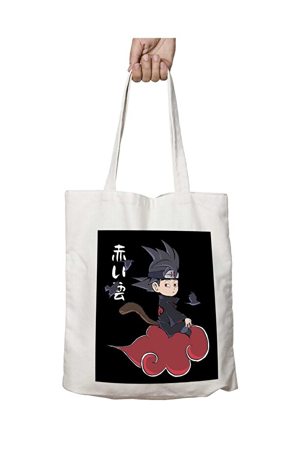 Itachi Uchiha Akatsuki Dragon Ball Z Naruto Two-Sided Permanent Printed Washable Bag