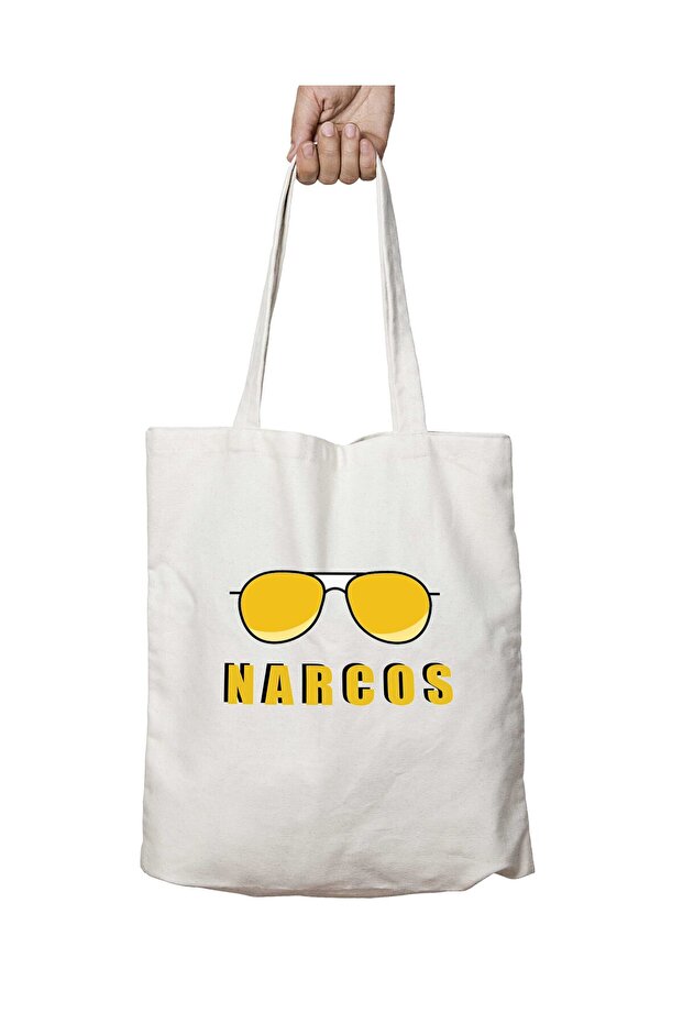 حقيبة النظارات المطبوعة NARCOS ذات الجانبين وقابلة للغسل