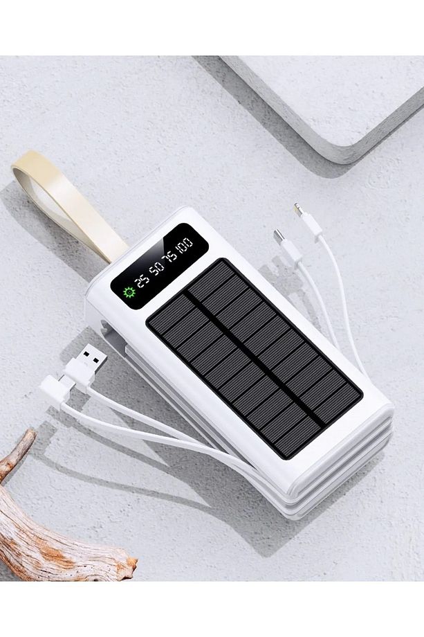 30.000mah Led Ekran Göstergeli Led Işıklı Powerbank Batarya Şarj Aleti 4xusb Çıkışlı Typc Lightning - 3