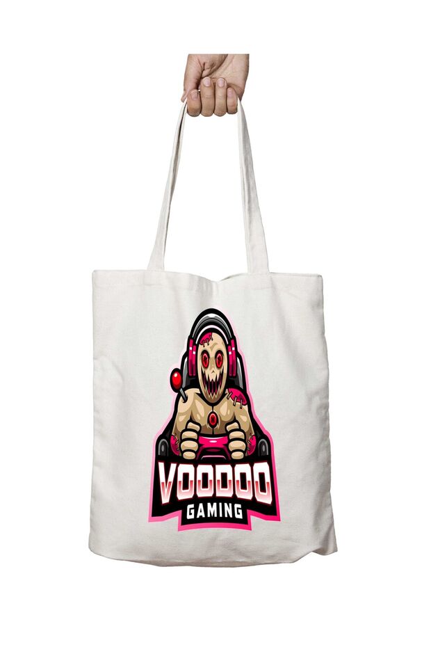 Voodoo Gaming - حقيبة قابلة للغسل بطباعة دائمة على الجانبين