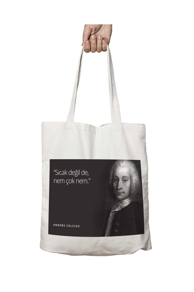 Anders Celcius Humorous Quotes Not Hot but Moisture Resistant on Two Sides Printed Washable Bag