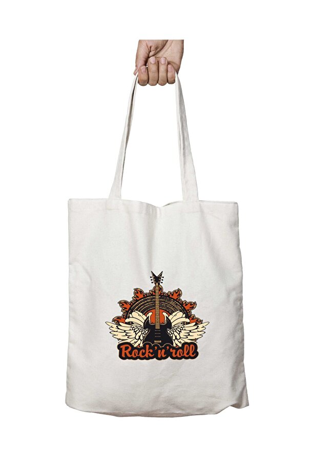 Rock in Roll Washable Printed Bag - Two Sides Permanent