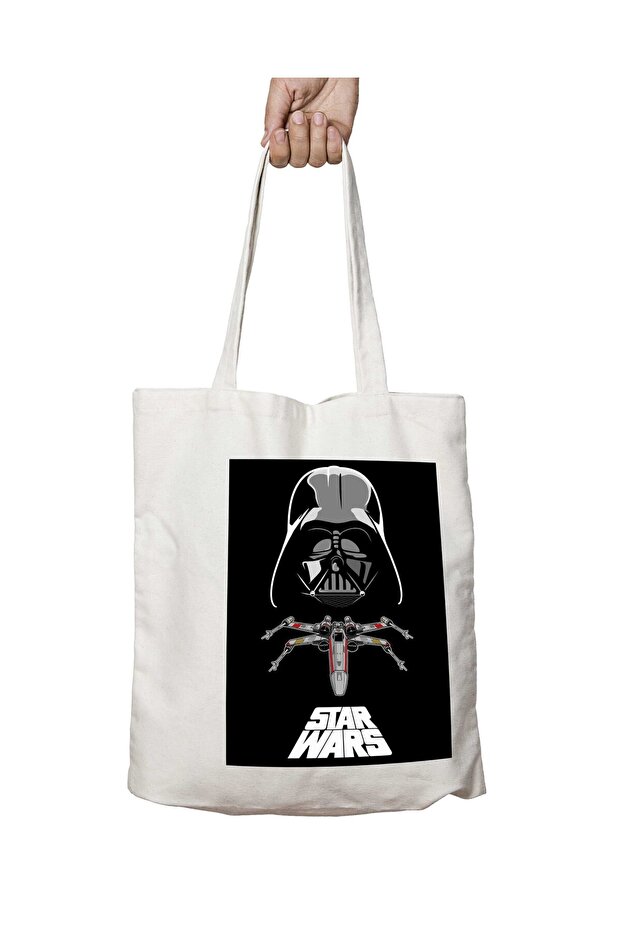 حقيبة كتف Star Wars Darth Vader X-Wing مطبوعة - قابلة للغسل، تدوم طويلاً