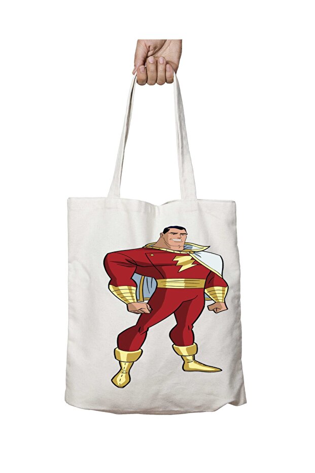 Shazam Marvel - Permanent Printed Washable Bag