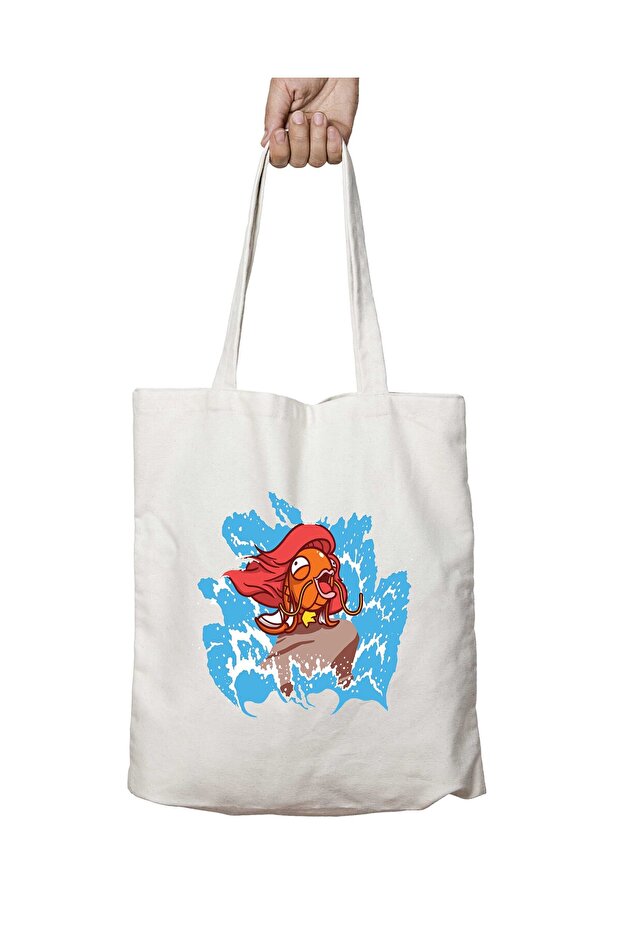 Pokemon Magikarp Part of the Pokeworld Two-Sided Permanent Printed Washable Bag