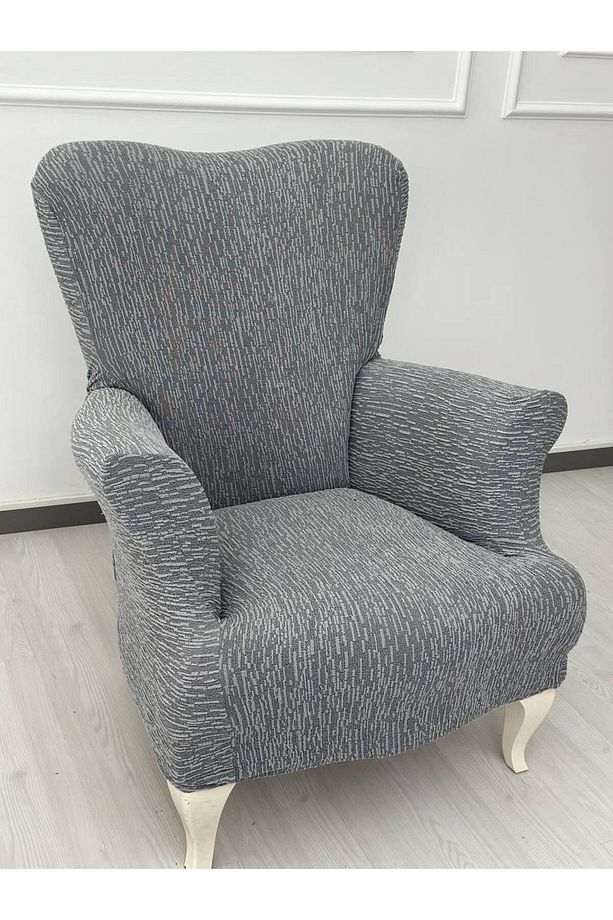 Jakar Kumaş Lastikli Kayma Yapmayan Tek Kişilik 1 Adet Berjer Örtüsü - 1