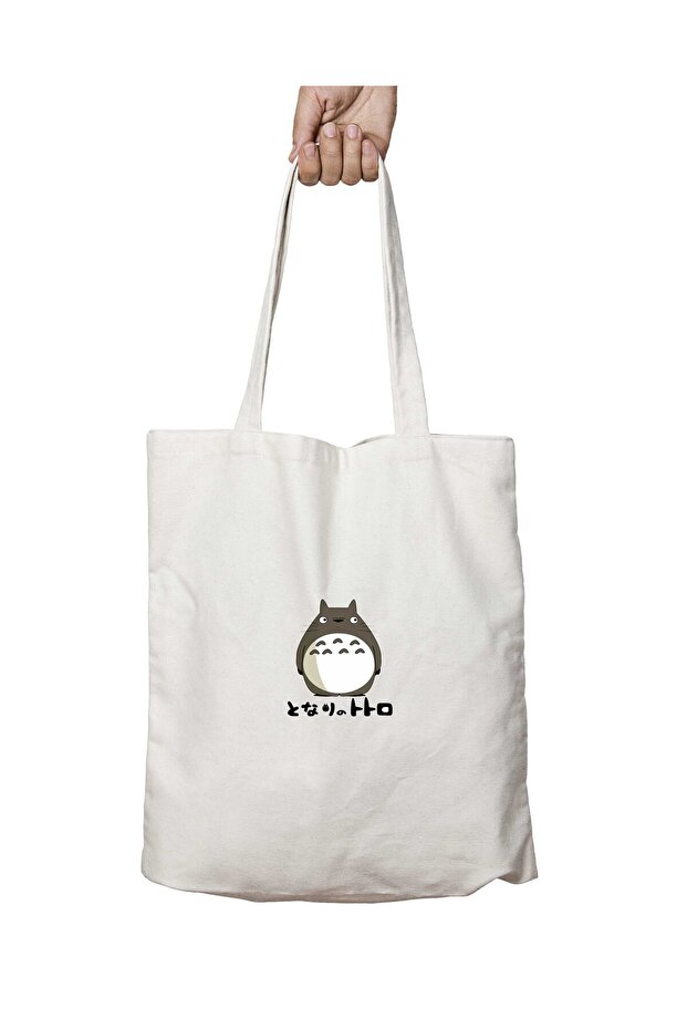 نمط الرسوم المتحركة Totoro - حقيبة تدوم طويلاً وقابلة للغسل على الجانبين