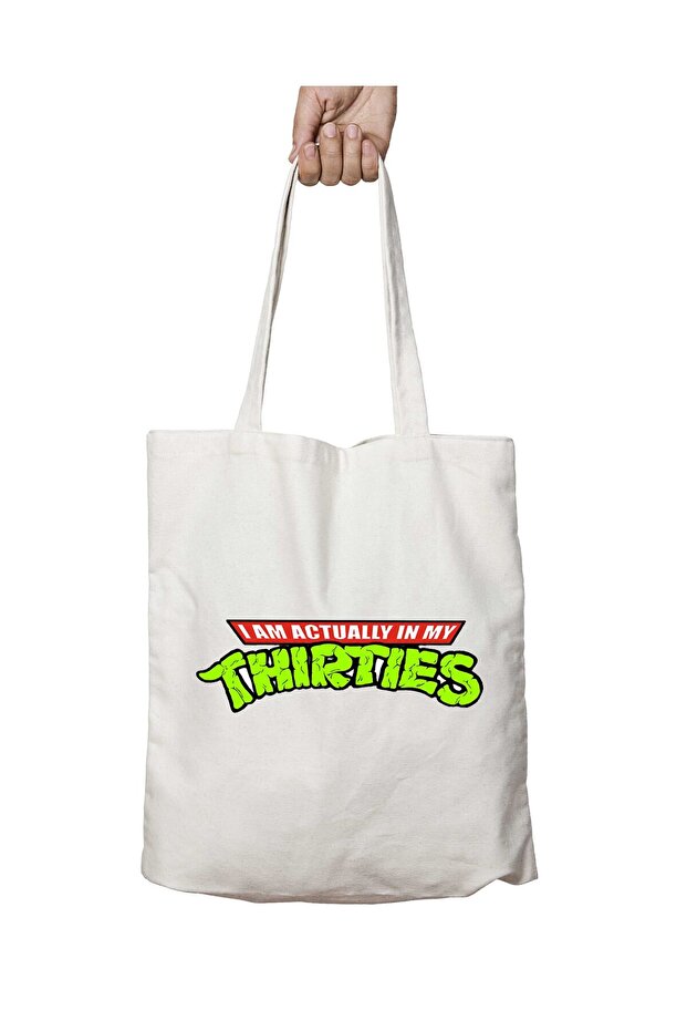 Teenage Mutant Ninja Thirties Two-Sided Permanent Printed Washable Bag
