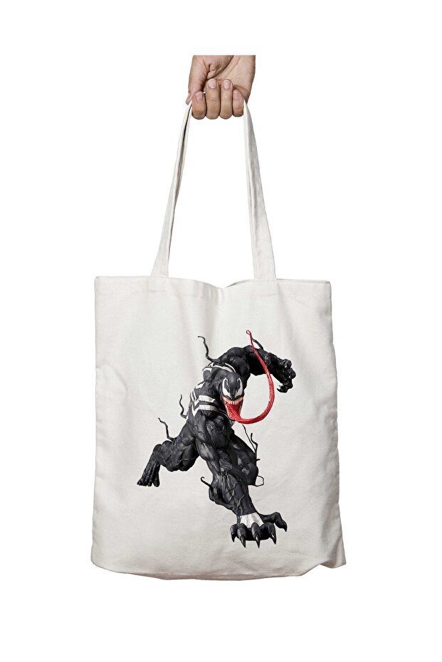 Marvel Now Spider Man Venom - Two Sided Permanent Printed Washable Bag Toy Figure