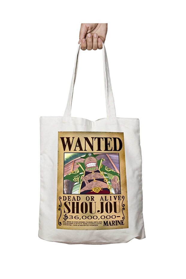 Wanted Shou Jou Anime Two-Sided Permanent Printed Washable School Beach Shoulder Tote Bag