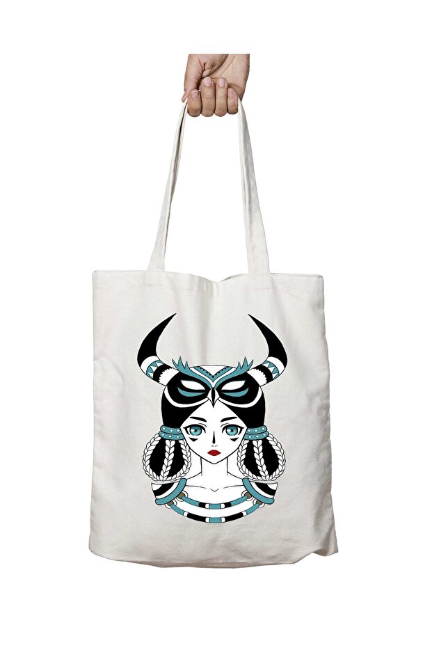 Owl Tribe Two-Sided Permanent Printed Washable School Beach Shoulder Tote Bag
