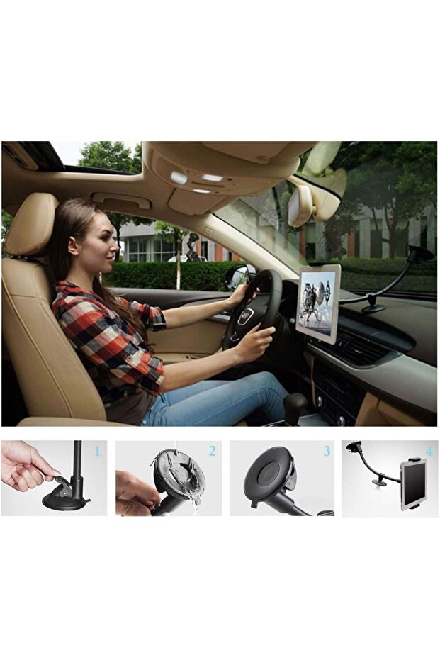 L-3 Araç içi tablet ve telefon tutucu - 7