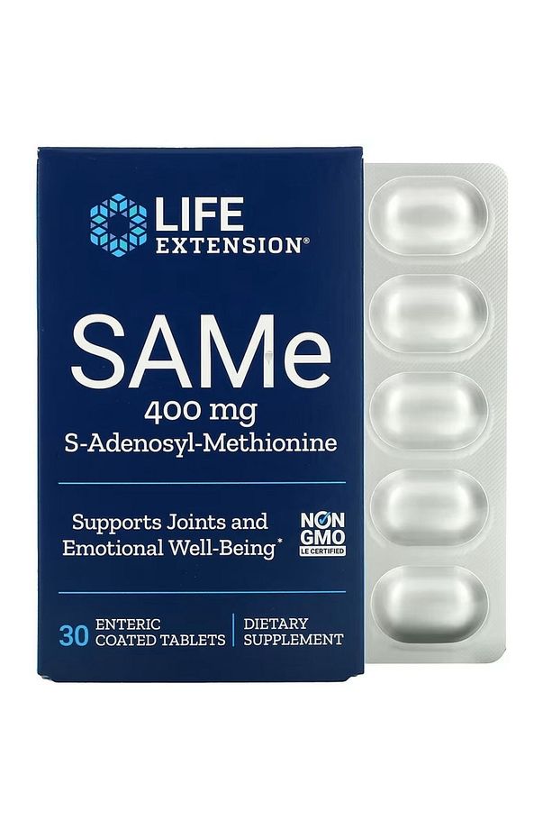 SAMe (Disulfate Tosylate) 400 mg 30 Enteric Coated Tablets - 1