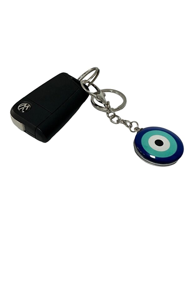 سلسلة مفاتيح منقوشة على شكل عين الشر - 3