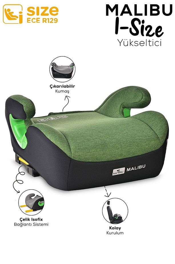 Lorelli Malibu I-size Isofixli Oto Koltuğu Yükseltici - Green - 1