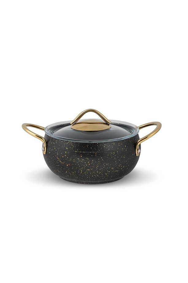 Bkmdizayncom Granite Gold 6 Parça Güveç Set 16-18-20 Cm - 3