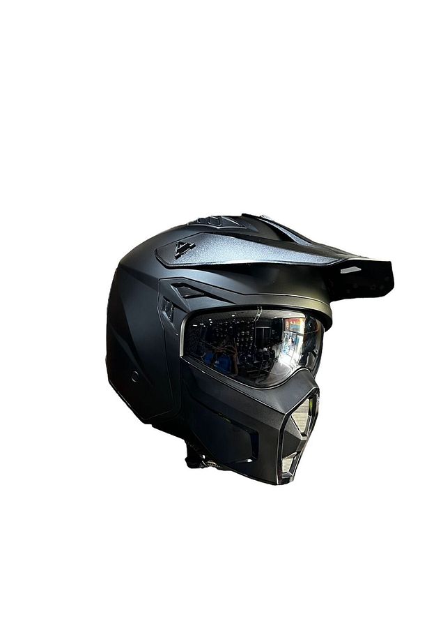 TEZ MOTOR SWAY X1-SEUL ÇENE ÇIKARILABİLİR MODÜLER KASK - 1
