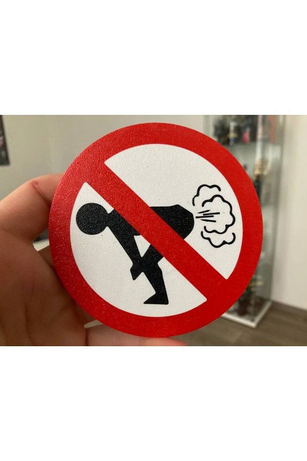 Osuruk Tabelası - Osurmak Yasak Eğlenceli Tabela - No Fart! - 1