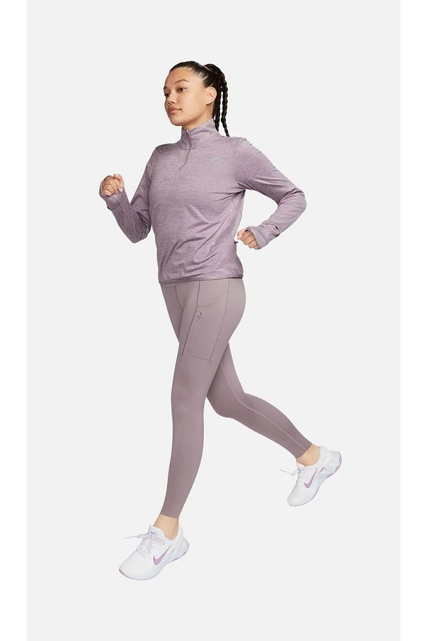 Dri-Fit Swift Element UV 1/4-Zip Running Long-Sleeve Kadın Koşu Üst FB4316-536 - 5