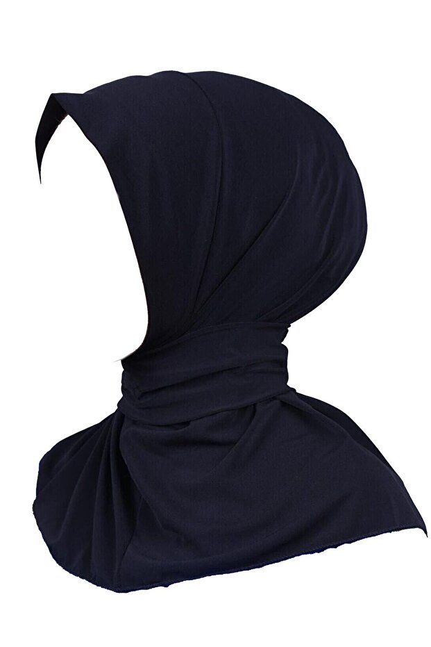 Snap-On Bonnet Ready Practical Neck Collar Hijab Headscarf Hijab Scarf Shawl Turban Mevlüt Dua Prayer Ninja