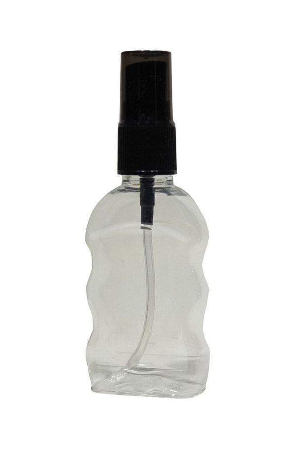 100 Adet 50 Ml Sprey Başlıklı Dezenfektan-kolonya-parfüm Boş Şişesi Sert Plastik - 1