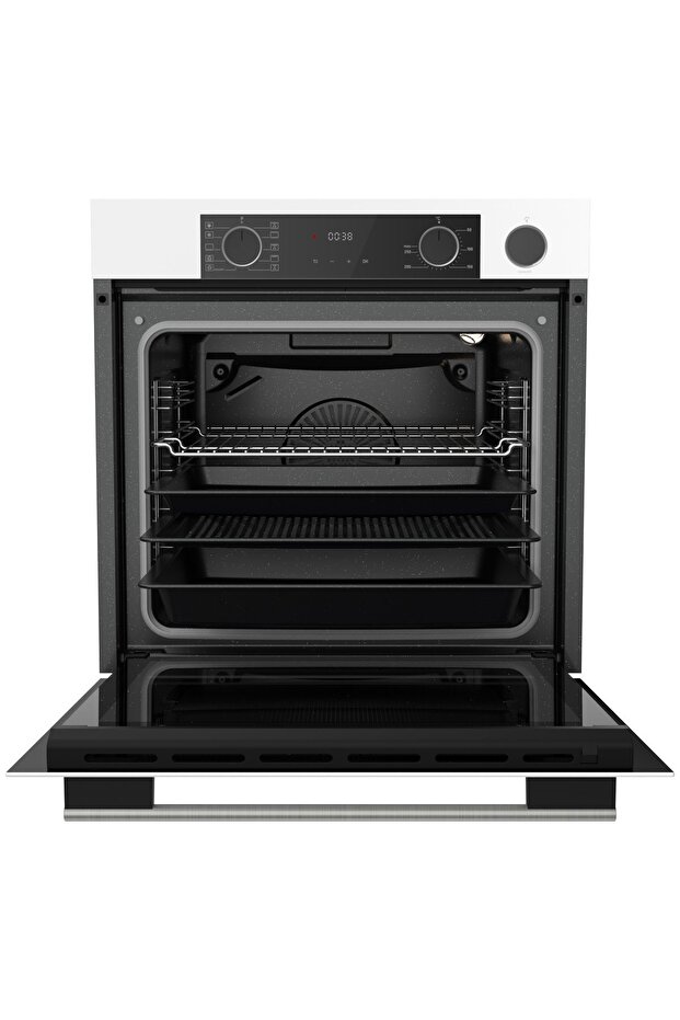 Xe64cb Steamart&fryart Serisi Buharlı Pişirme Beyaz Ankastre Fırın (0+10 Konum) - 5