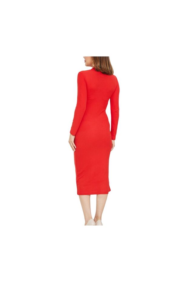 Balıkçı Yaka Elbise - 2