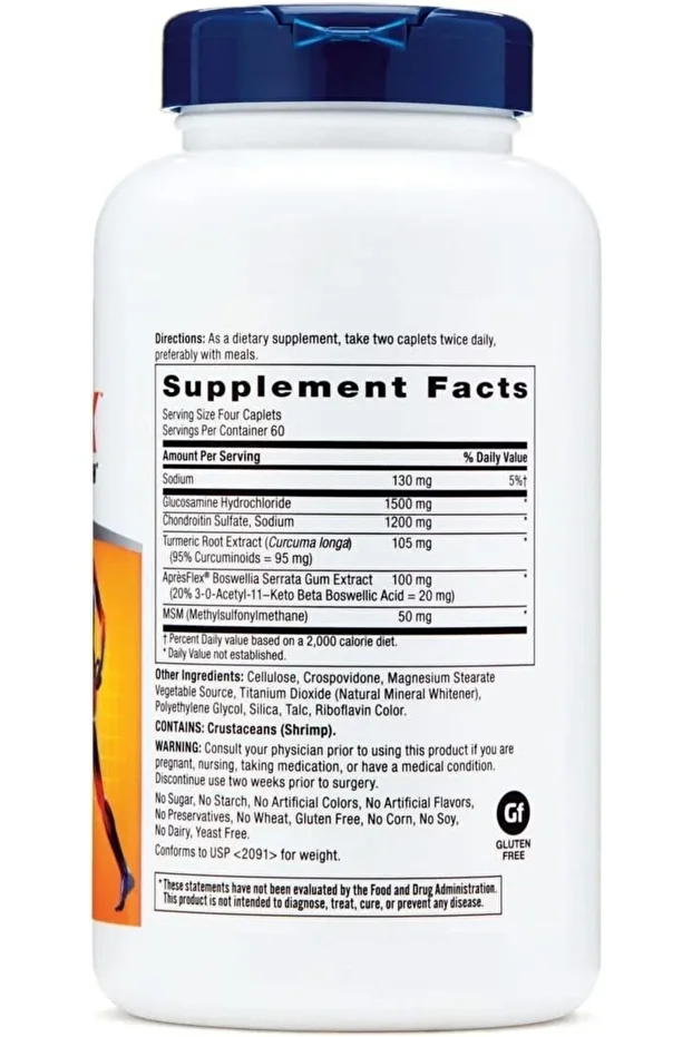 Gnc Triflex Fastacting - Bone Health Nutritional Supplement 240 Tablets - 2