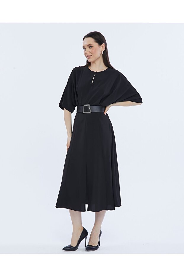 ťika Polyester Thick Fabric Dress - 2