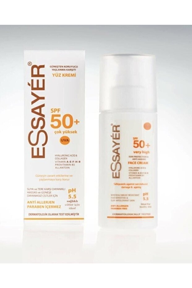 Essayer SPF 50 - واقي من الشمس ومضاد للشيخوخة