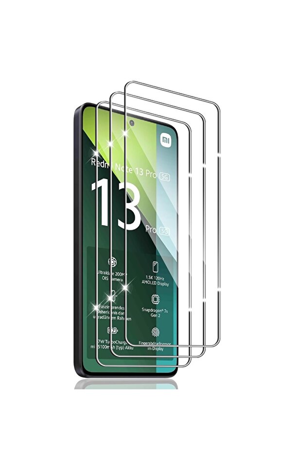 واقي شاشة نانو ممتص للصدمات متوافق مع هاتف Xiaomi Redmi Note 13 Pro 5G، زجاج مقاوم للكسر