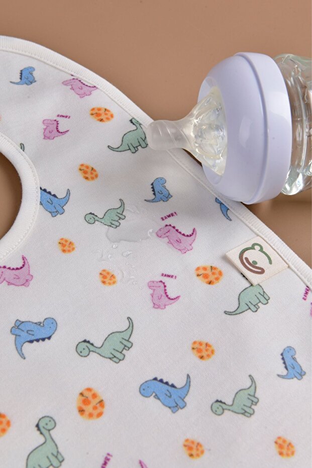 مريلة مقاومة للسوائل بتصميم ديناصور - 4