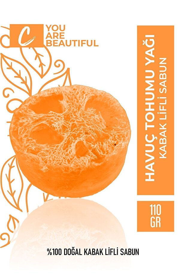 Loofah and Carrot Scented Soap 110 gr