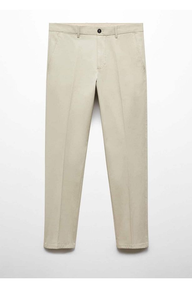 Regular fit pamuklu pantolon - 3