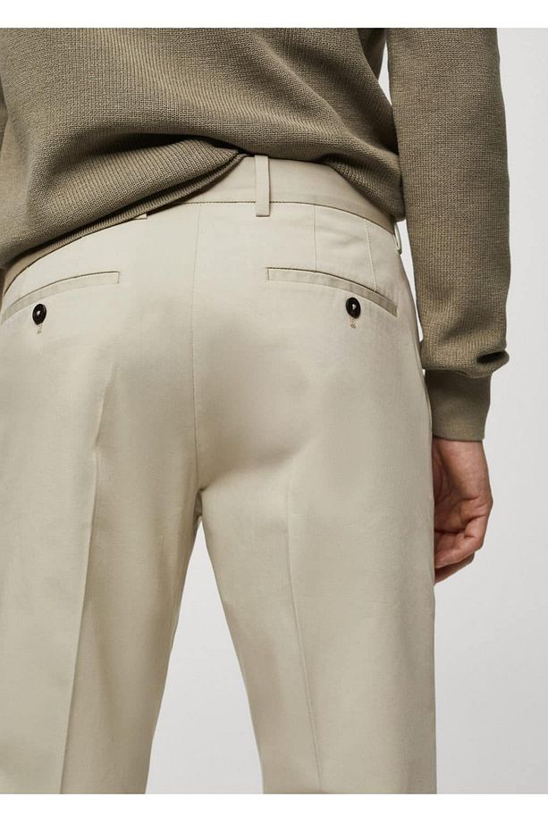 Regular fit pamuklu pantolon - 8