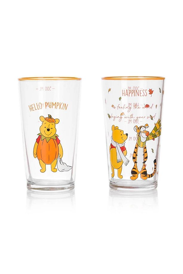 LCW HOME Winnie The Pooh Baskılı Cam Bardak 2'li 570 Ml - 6
