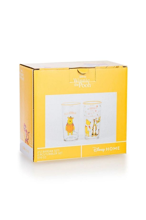 LCW HOME Winnie The Pooh Baskılı Cam Bardak 2'li 570 Ml - 5