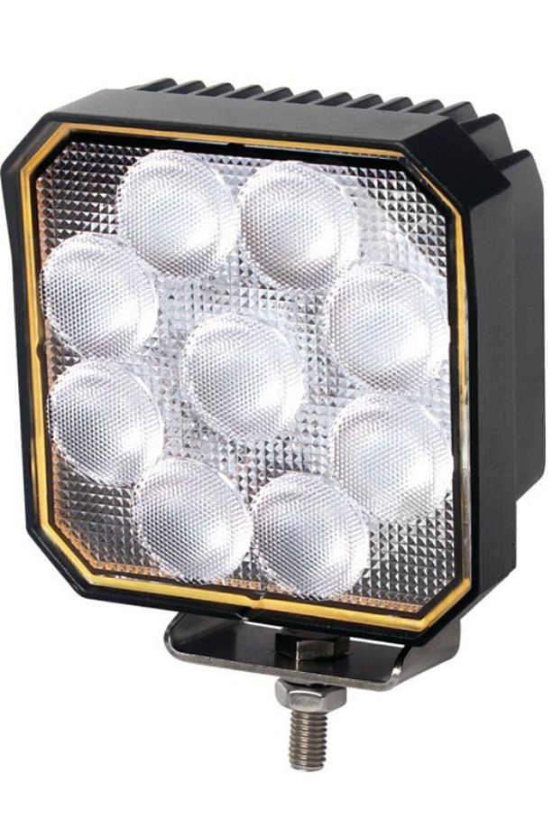 16w Kare 9 Ledli Kombo Sis Farı Off Road Çalışma Tekne Lambası - 1