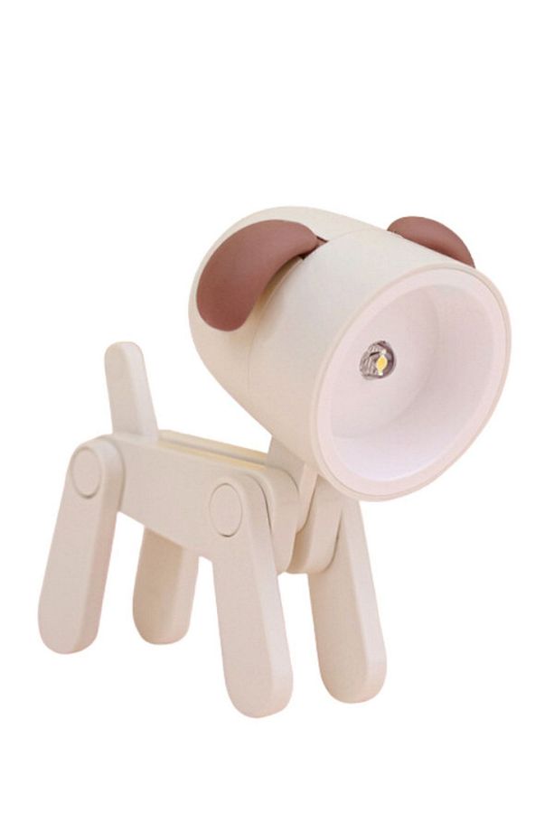Mini Yeşil Led Gece Lambası Sevimli Köpek Çocuklar Yatak Odası Başucu Oyuncak Masa Lambası - 4